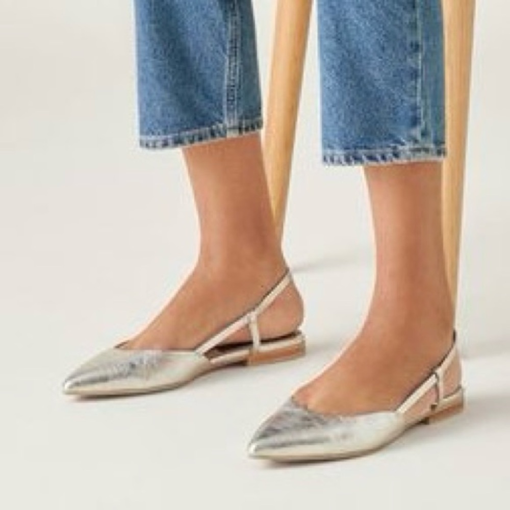 Dolce Vita Metallic Slingback Flats